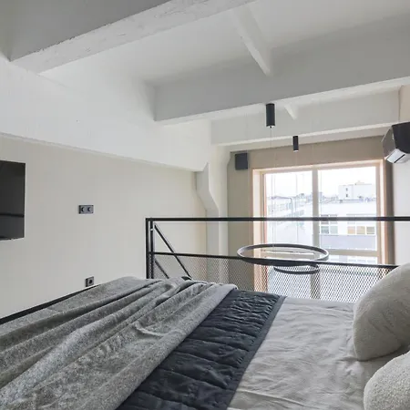 Stylish Designer Loft In Vilnius Trendiest District Экстерьер фото